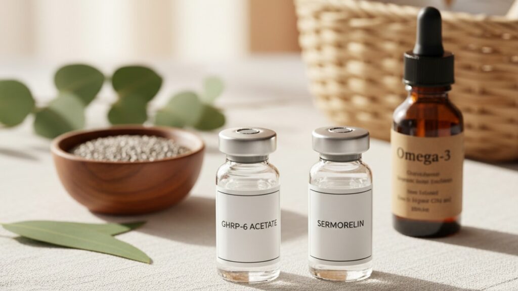 buy Sermorelin Acetate research peptide